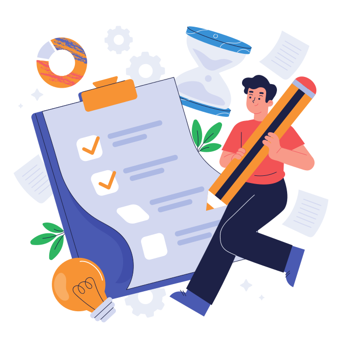 Abstract visual representing focus and calm